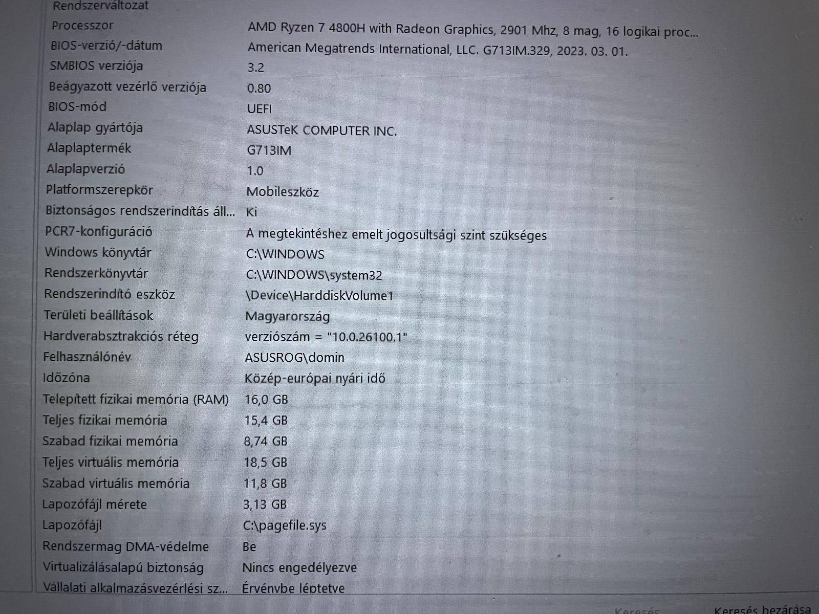 Asus Notebook: ASUS ROG Strix G17 gaming laptop – Usato da Hinwil venduto da bea_yf8g 7