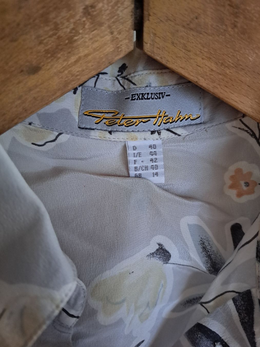 Peter Hahn Camicette: PETER HAHN EXCLUSIVE Seidenbluse Bluse 40 M Sommerbluse – Usato da Mollis venduto da Fauchi99 2