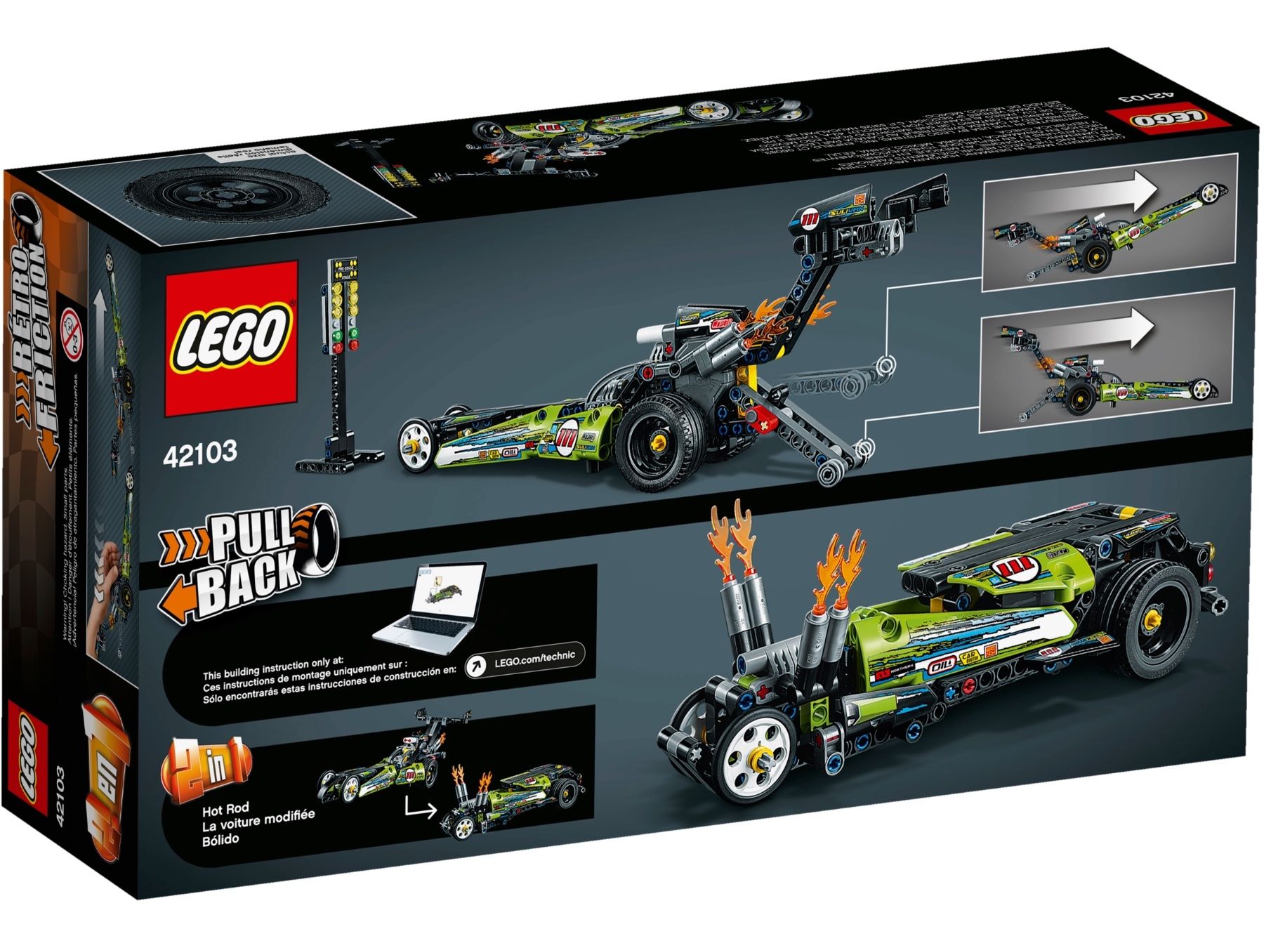 Lego Baukästen: LEGO Technic 42103 Drag Racer - Pull-Back Action! – Gebraucht aus Chur von MarcusinChur 1