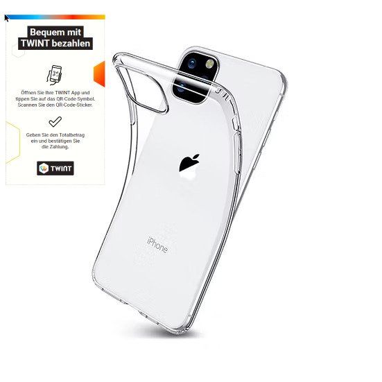 Cover & Protezioni schermo: iPhone 11 Hülle Slim Transparent Soft‑Case – Nuovo e nell'imballaggio originale da Wabern venduto da Technologiaaa