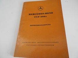 Betriebsanleitung Mercedes-Benz Typ 220a