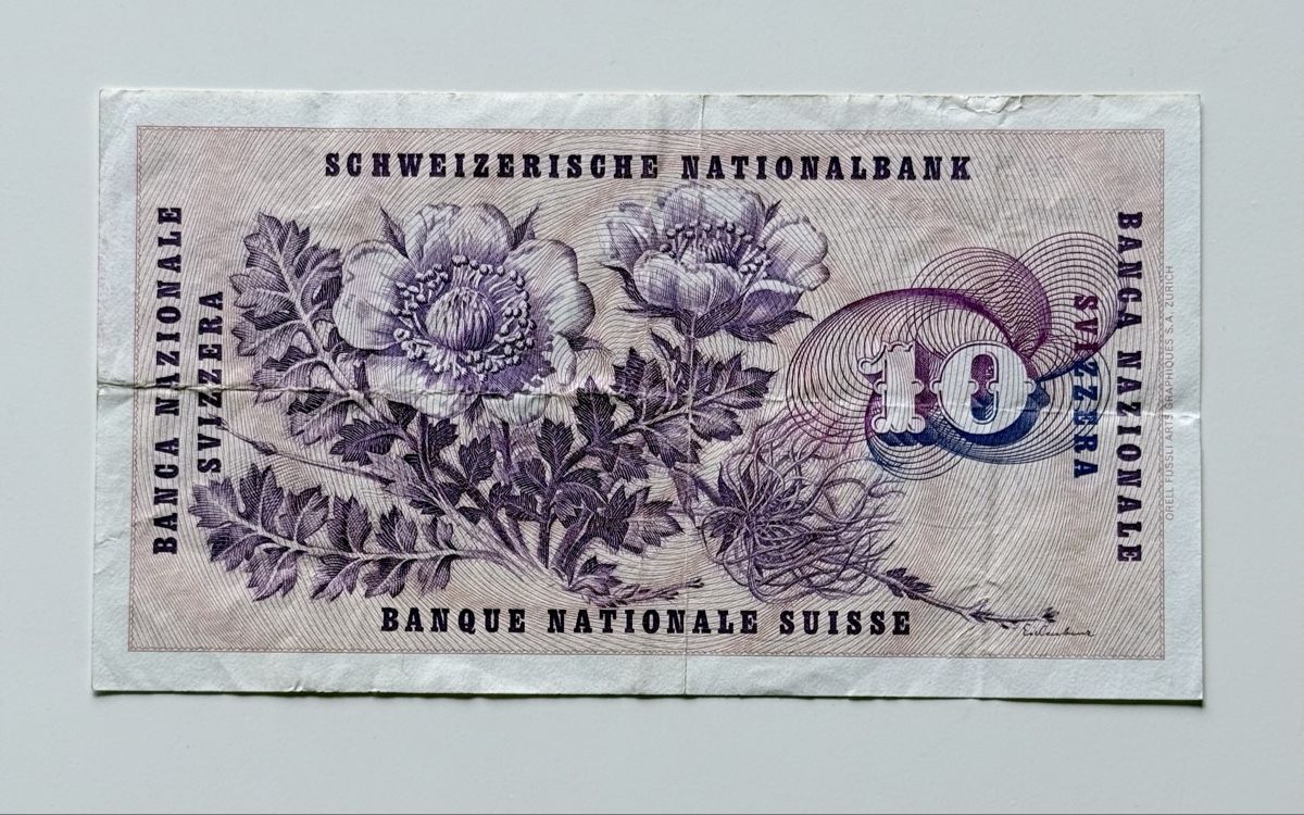 Banknoten: Ancien Billet Franc Suisse – Gebraucht aus Epalinges von Lily2006 7