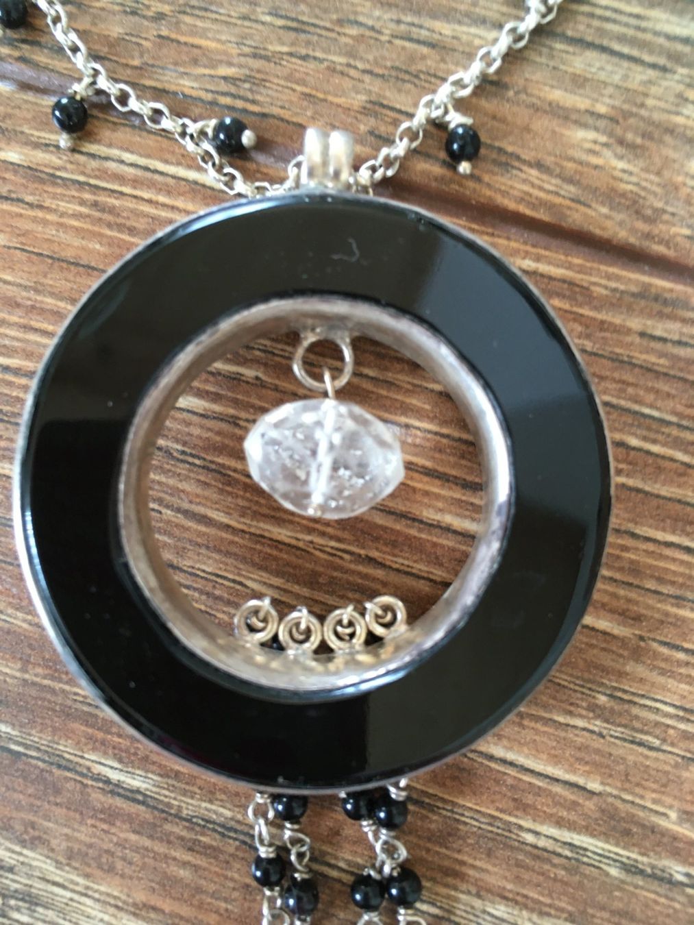 Catenine: Silberkette mit Edelsteinen Argento Furioso – Usato da Muotathal venduto da robin40 5
