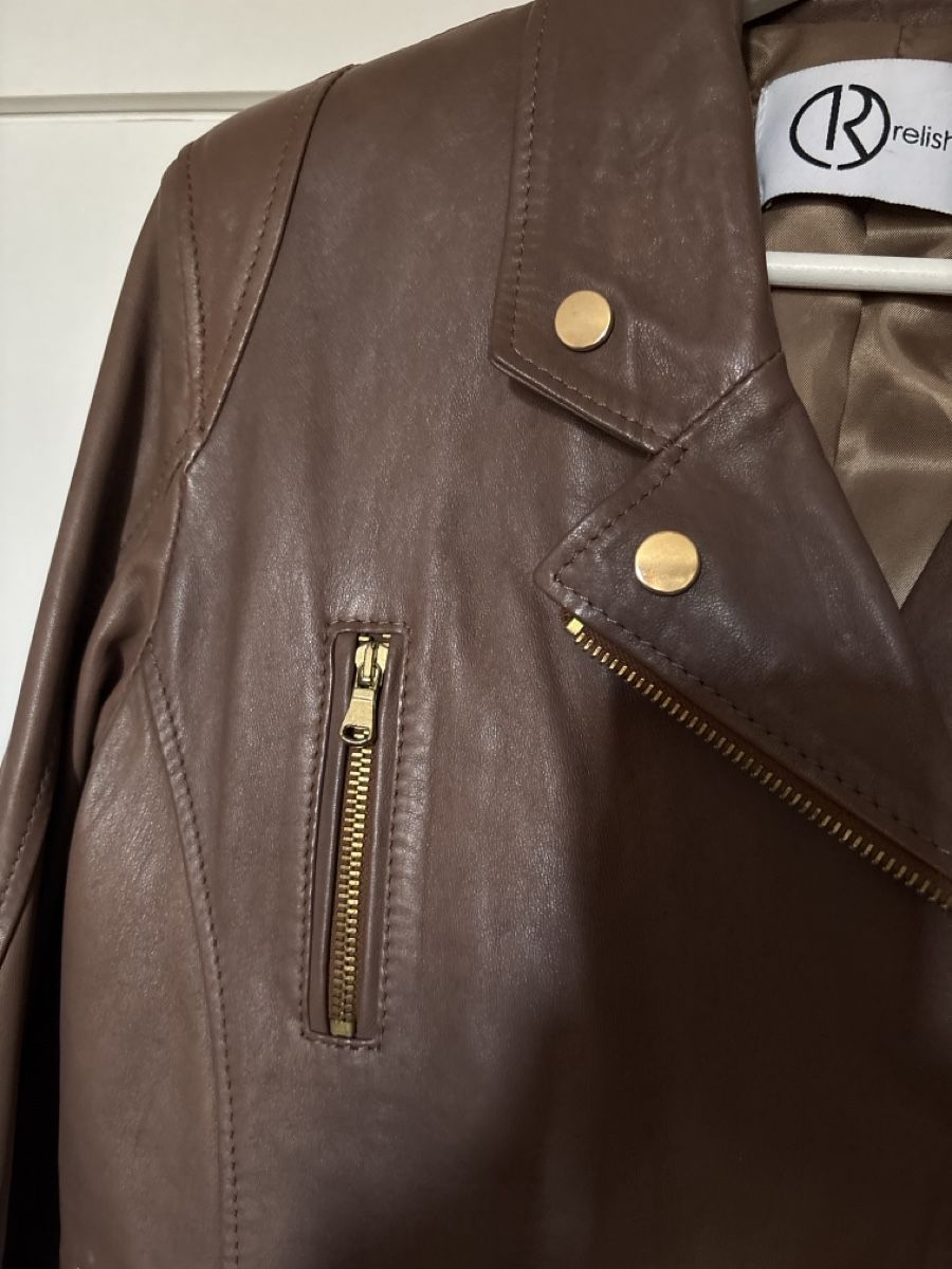 Giacche: Relish Lederjacke, Braun! – Usato da Nebikon venduto da Draga25 2