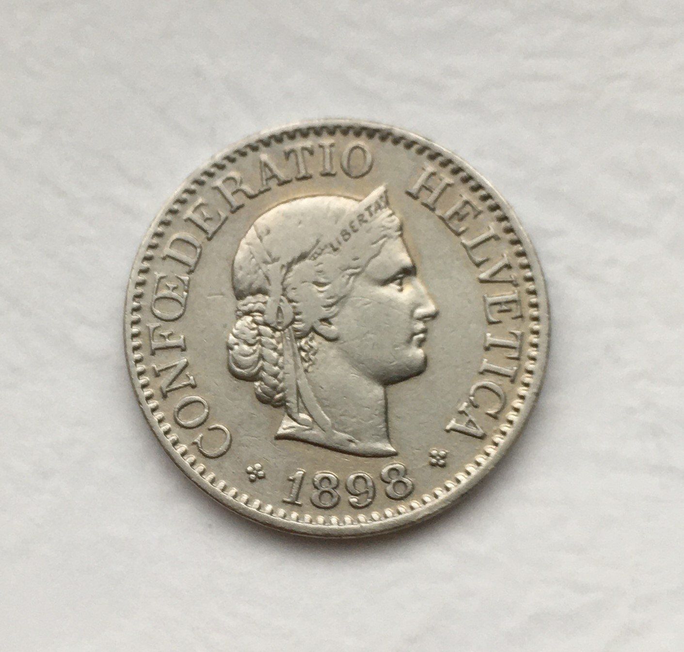 Tutti le monete: 1898 10 Rappen ss+ – Usato da Kirchberg SG venduto da Zenhad69