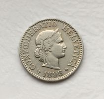 1898 10 Rappen ss+