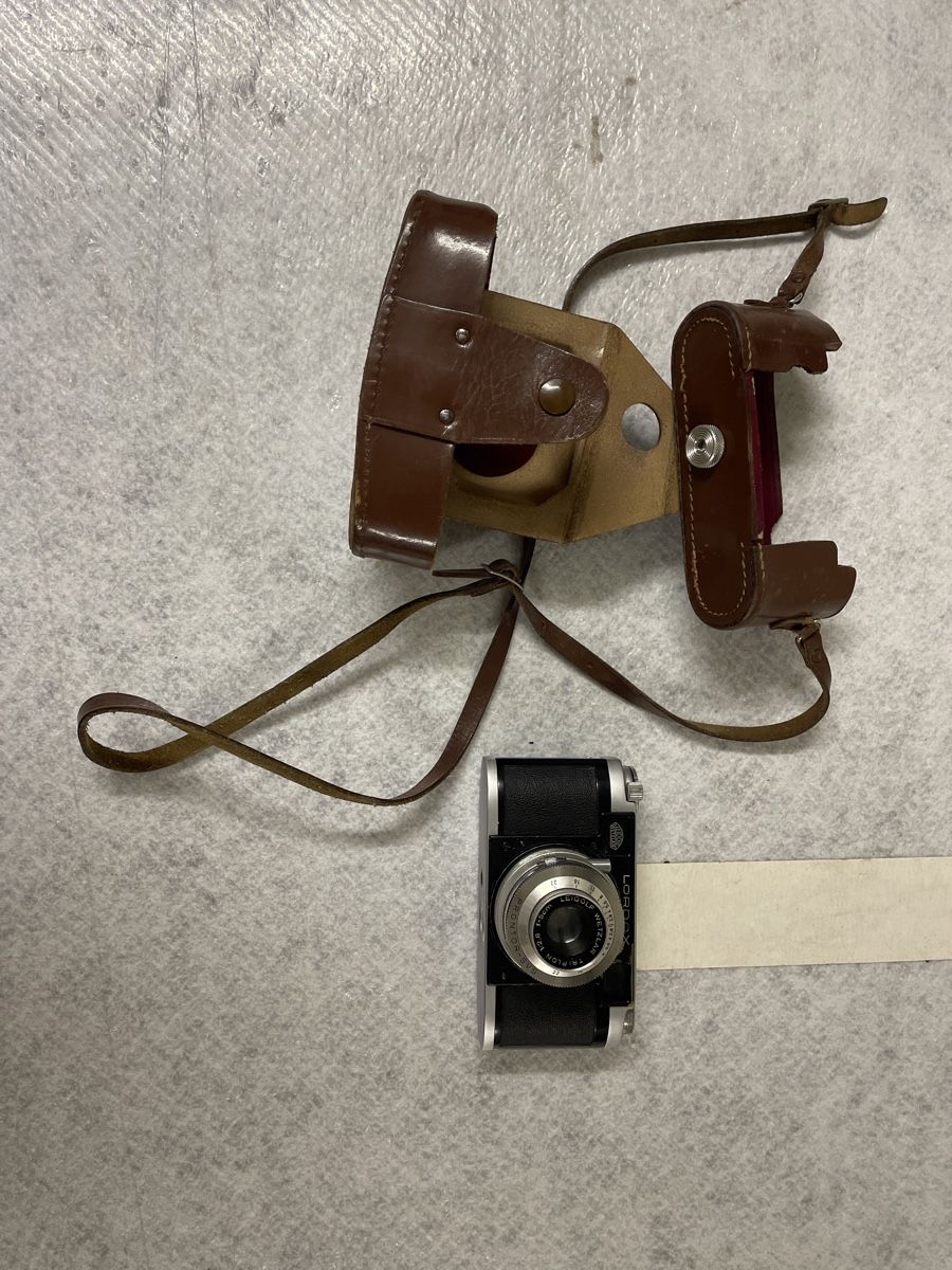 Fotocamera: Lordox Kleinbildkamera Sucherkamera mit Ledertasche. – Usato da Dagmersellen venduto da INEICHEN-MULTIMEDIA