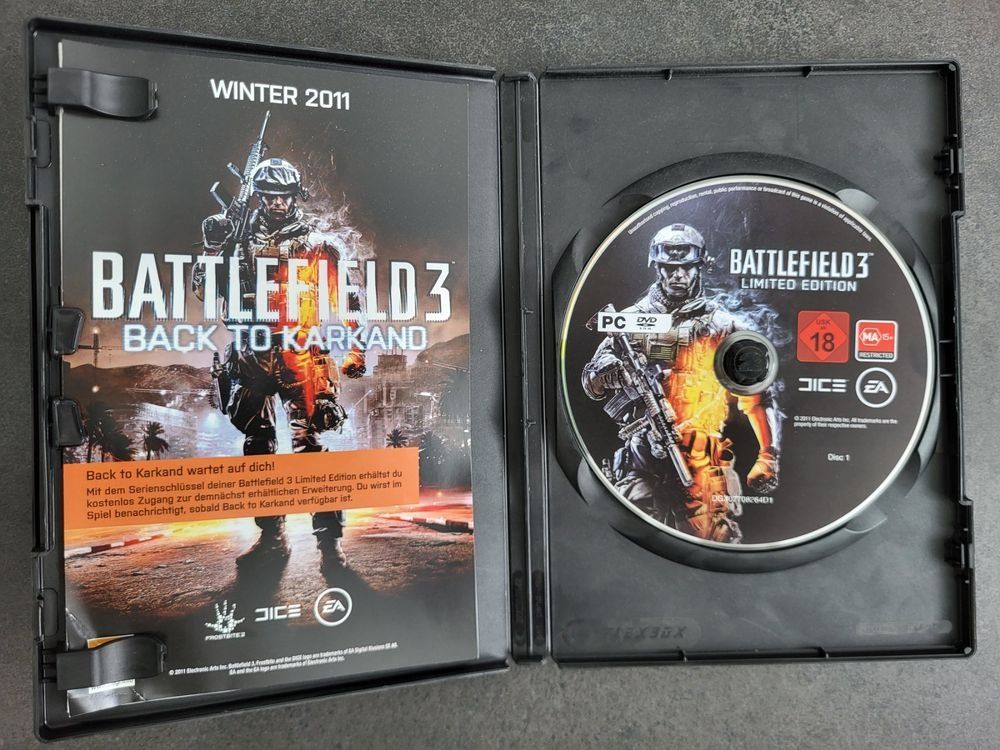 Giochi: Battlefield 3 - PC DVD-ROM – Usato da Eggersriet venduto da stamp303 2