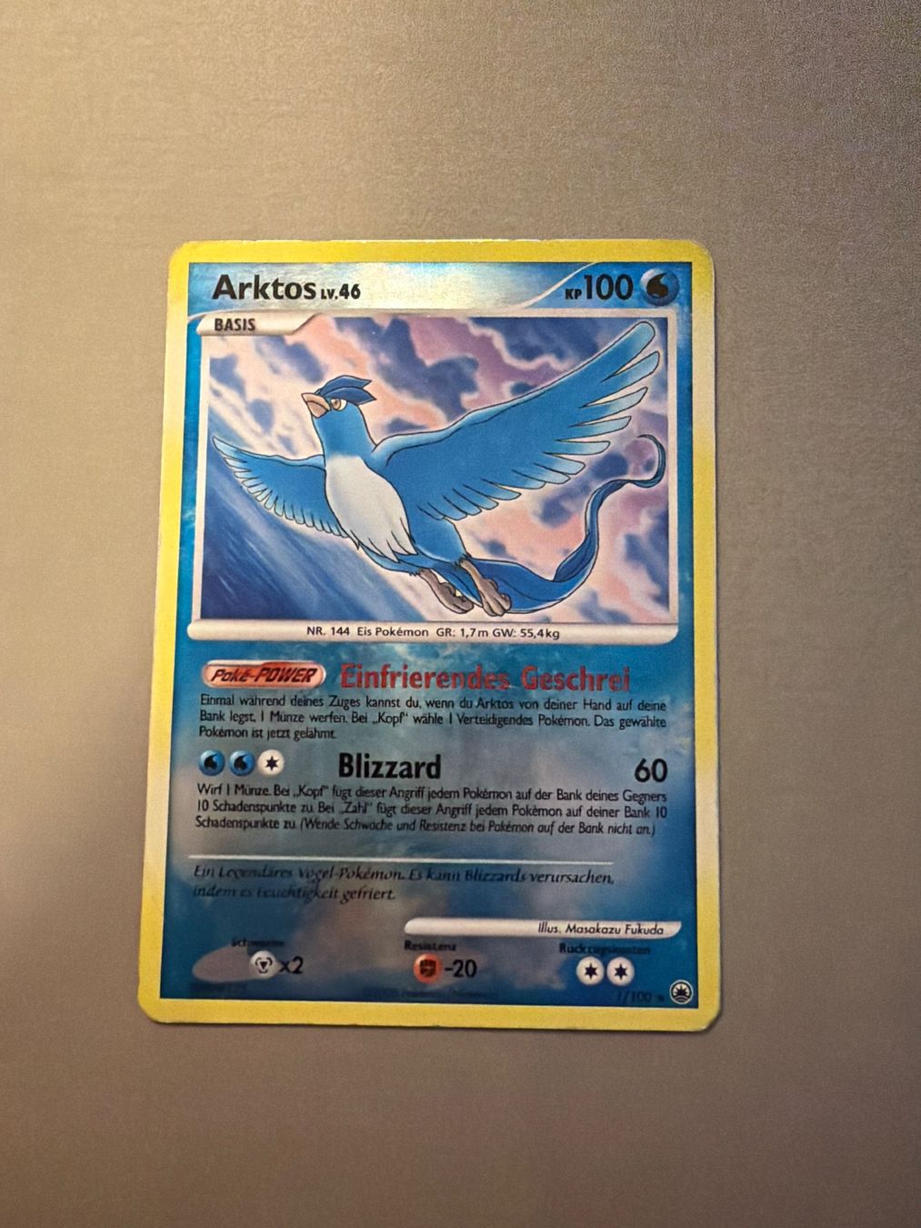 Pokémon Cartes à collectionner: Arktos LV.46 Reverse holo – D'occasion à Kehrsatz par Riyouu