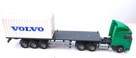 Top  VOLVO ZUGMASCHINE+AUFLEGER mit CONTAINER GANZ METALL