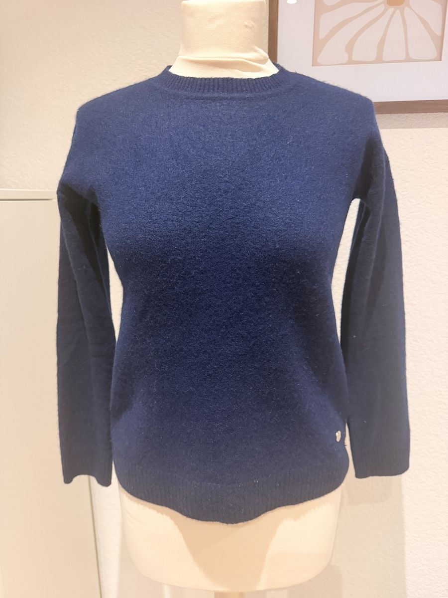 Pullover & Sweatshirts: Esmara Kaschmir Gr. XS Pullover dunkelblau  – Gebraucht aus Itingen von Granini_93 1
