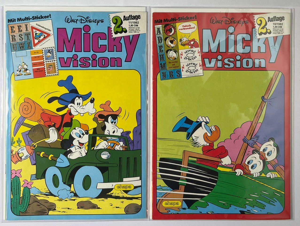 Fumetti: VINTAGE COMICS SAMMLUNG - 17 EX. MICKY VISION 1979-1983 – Usato da Frenkendorf venduto da Yard-Sale-2000 7