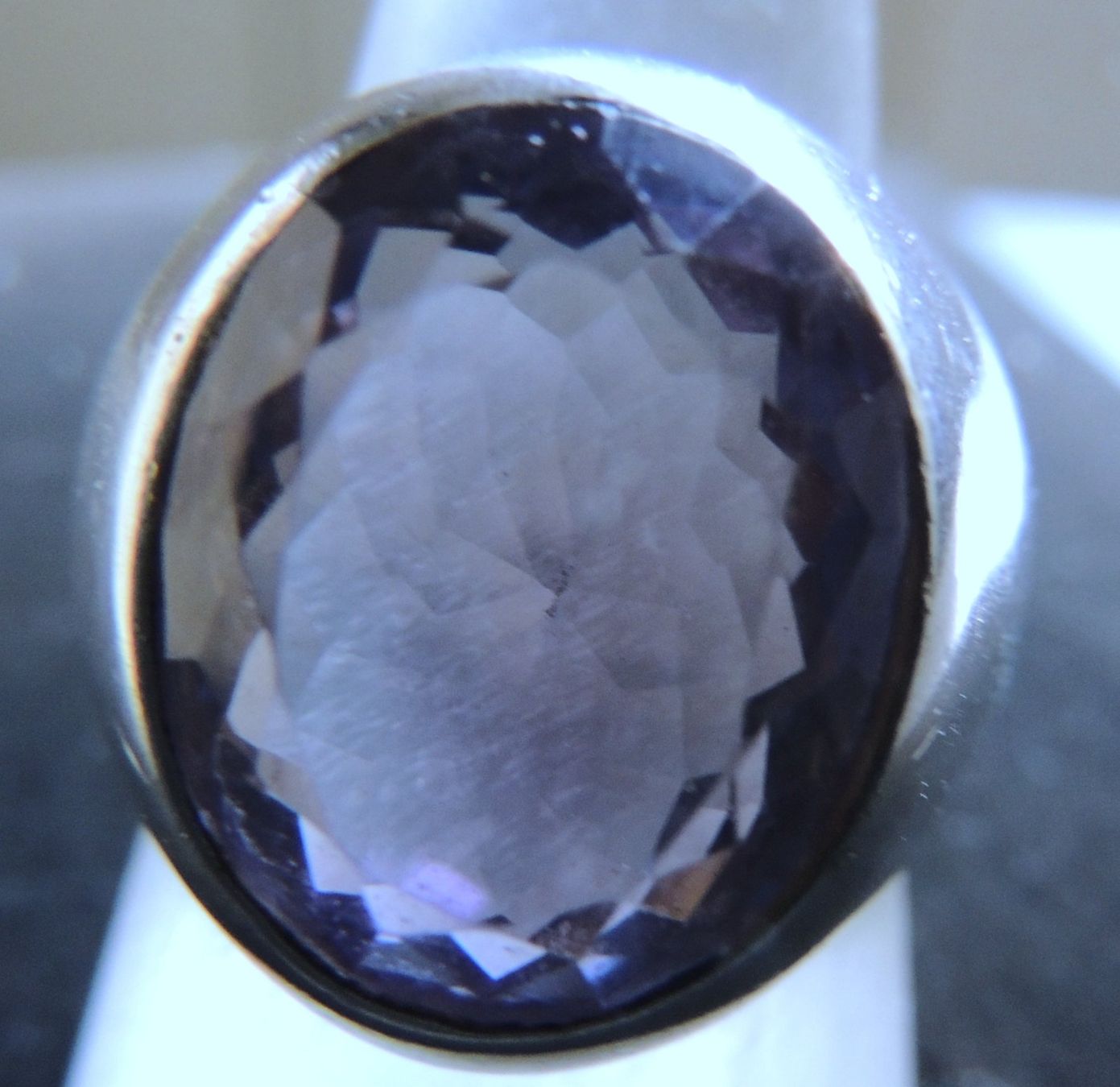Anelli: Amethyst Silber 925 Fingerring Gr. 59 – Usato da Waldenburg venduto da schaller707 3