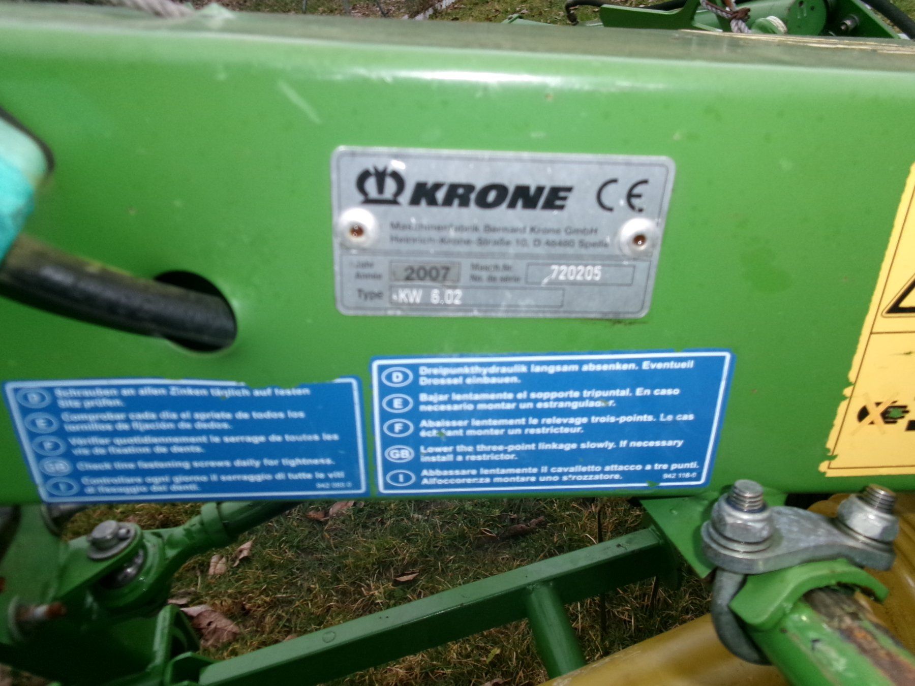 Krone Tutte le macchine: Krone - Kreiselheuer - Heuerntemaschine – Usato da Eschenbach SG venduto da GM-29 5