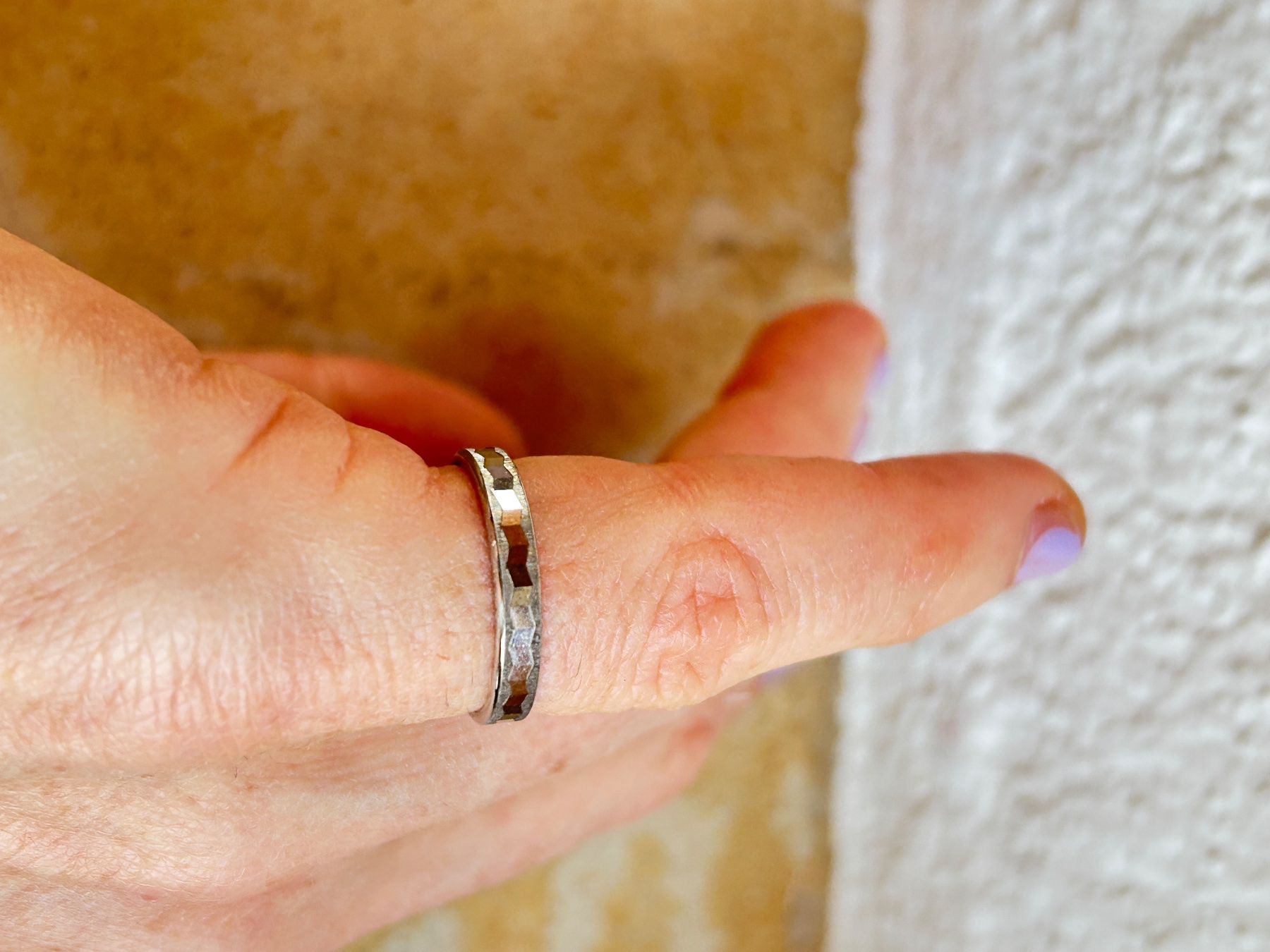 Anelli: Zehenring  oder Fingerring Silber GEOMETRISCH (50) – Usato da Laufen venduto da belleskulptur 2