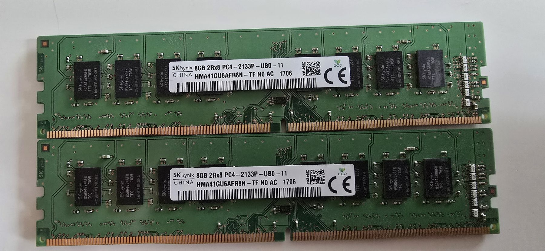 Memoria / RAM: 2x 8GB DDR4 PC4-2133 – Usato da Goldswil venduto da mukic
