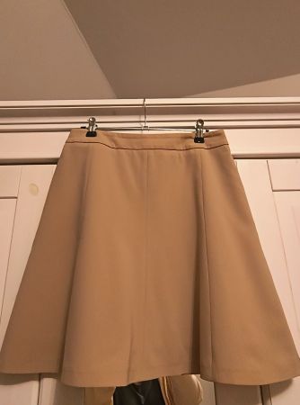 LÄHEB - Eleganter beige Rock Gr. S