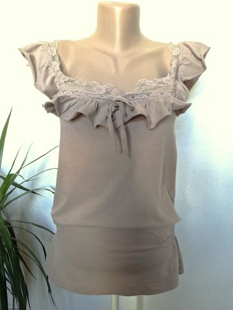 Haut à dentelles -SPANKY- coton– Taille S/M