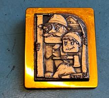 Fasnacht Plakette Gold Horw 1982