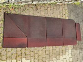 Gummimatten für Spielplatz (gebraucht)