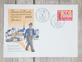 CL09 Enveloppe + Timbre Suisse 1969
