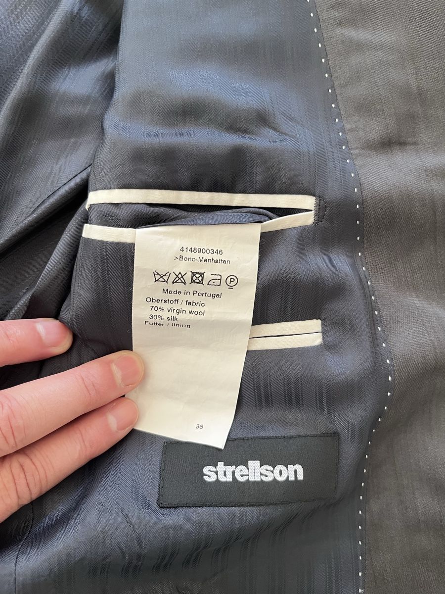 Strellson Completi, tute sportive e funzionali: Strellson Anzug Premium Line anthrazit Grösse 46 – Usato da Hunzenschwil venduto da Padruz 3
