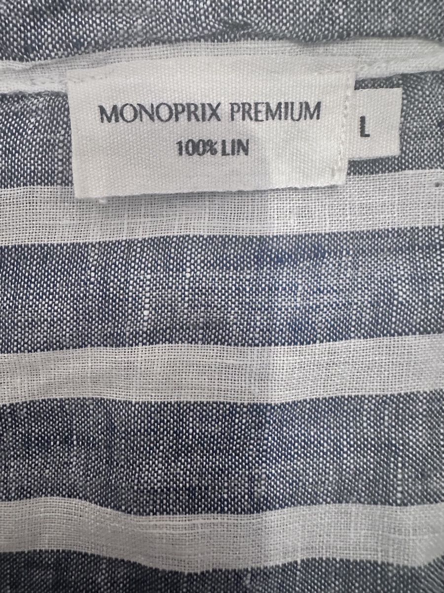 Camicette: Chemise neuve Monoprix rayée en lin  – Nuovo e nell'imballaggio originale da Lausanne venduto da Magic1900 5
