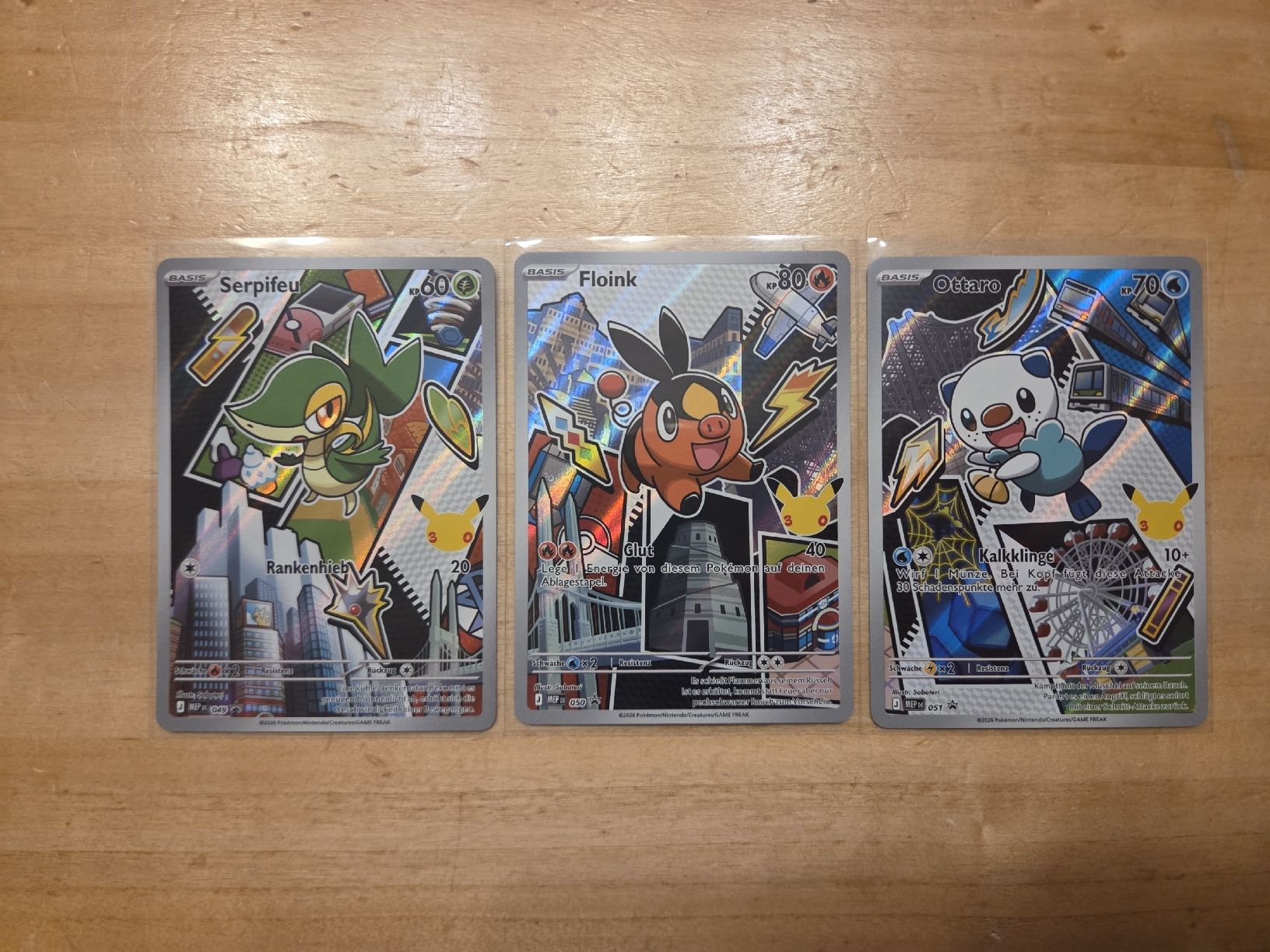 Pokémon Sammelbilder & Trading cards: Pokemon Erste Partner Kollektion Promos Einall Starter DE – Neu (gemäss Beschreibung) aus Wittenbach von AS727