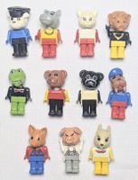 11x Vintage - LEGO Fabuland - Tierfiguren - Sammel Figuren