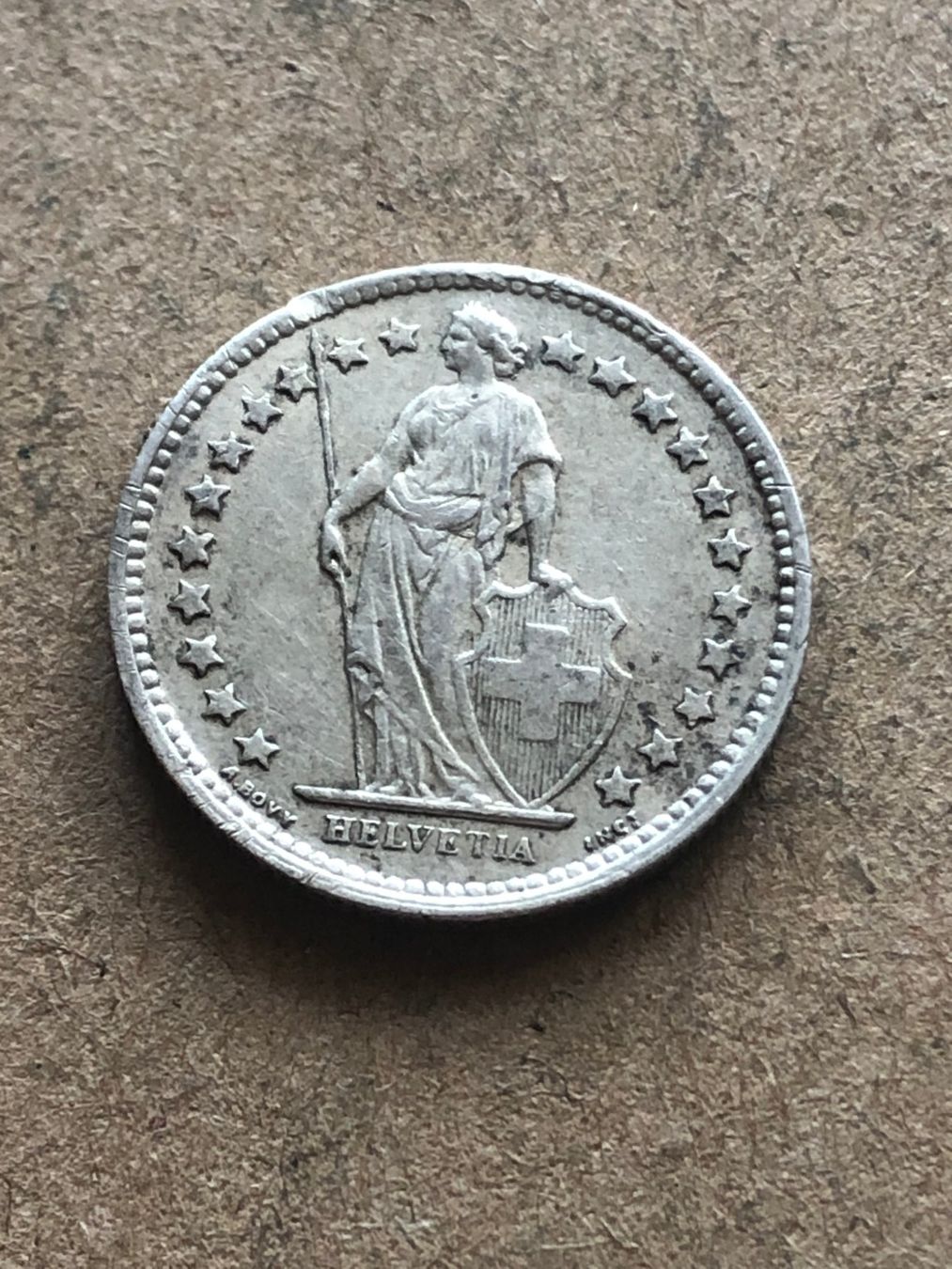 Toutes les monnaies: 50 Rp. 1958 – D'occasion à Schötz par Odpa 1