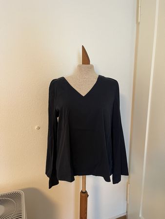 elegante dunkelblaue Bluse grösse 36 von someday