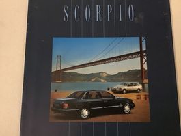 Ford Scorpio Verkaufsprospekt 36 Seiten Juli 1990