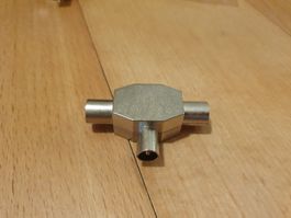 3er Verteiler Antennen Splitter Adapter TV/Radio