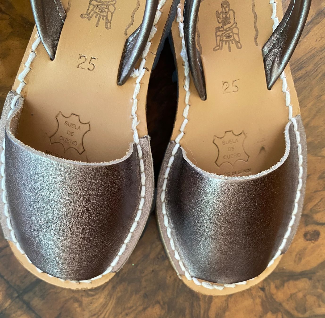 Schuhe für Mädchen: Minorquines Leder Mädchensandale NEU – Neu (gemäss Beschreibung) aus Zürich von Sol65 2