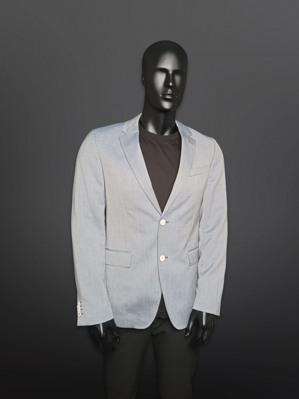 Tommy Hilfiger Anzüge: TOMMY HILFIGER Jacket graublau – Gebraucht aus Suhr von Restwert_Suhr