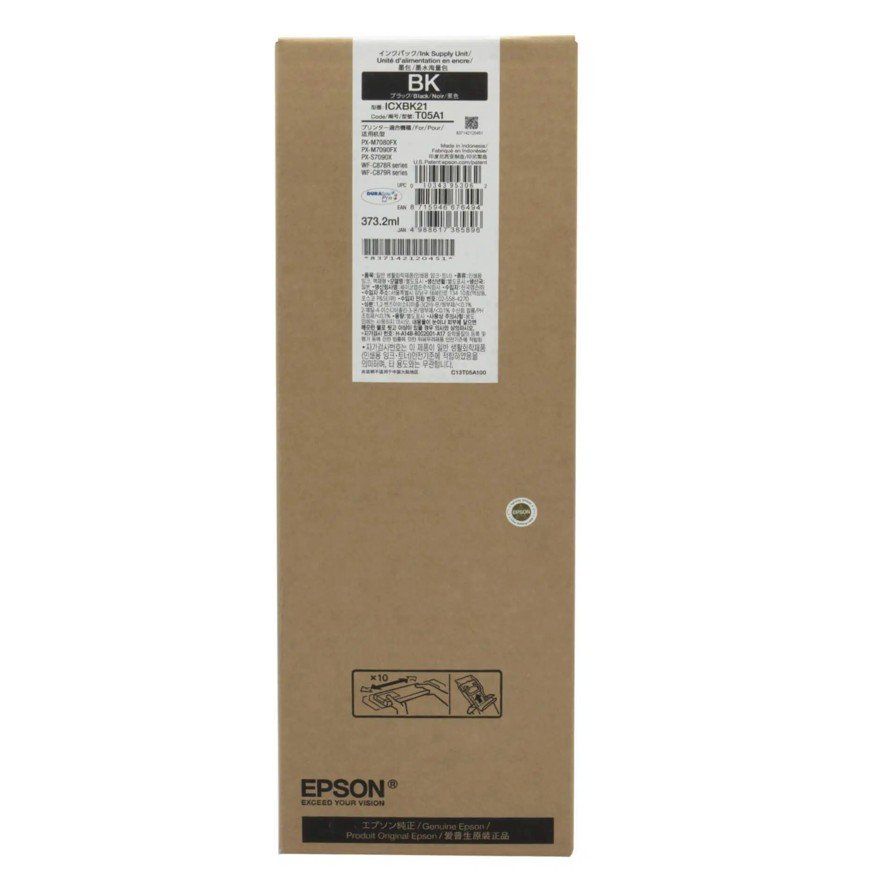 Epson Cartucce per stampanti & toner: Epson WorkForce Pro WF-C878, WF-C879 black Patrone, T05A1 – Nuovo e nell'imballaggio originale da Glattbrugg venduto da copytron
