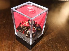 Chessex Gemini Mini Black-Red/Gold Würfel