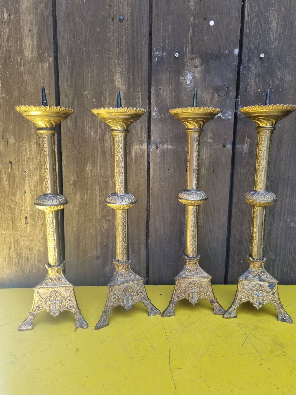 Portacandele: 4 Kerzenständer Religion – Usato da Schaffhausen venduto da Leveron13 1