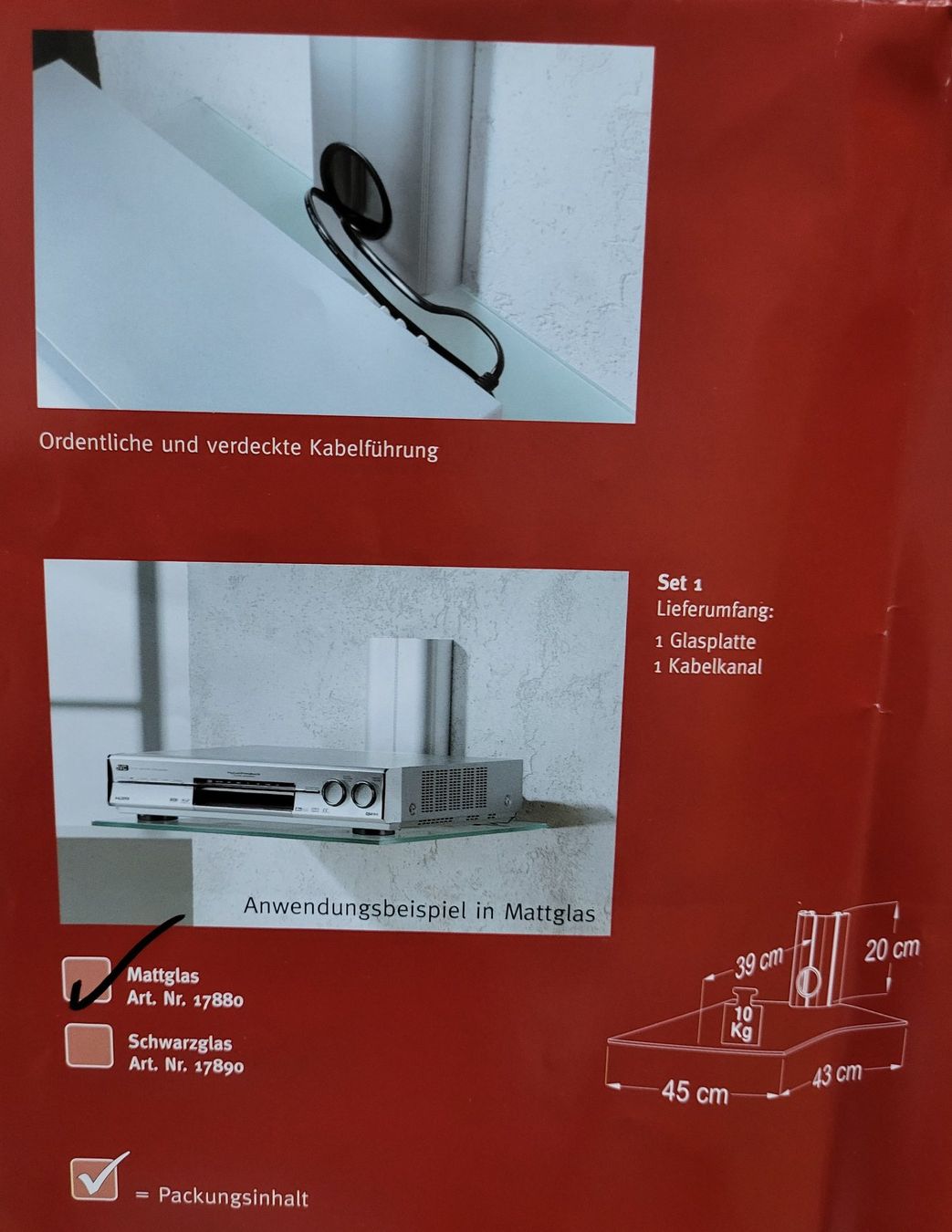 Supporti a parete: VCM Multimedia Trägersystem 'Trento' – Usato da Kloten venduto da Glaesi 4
