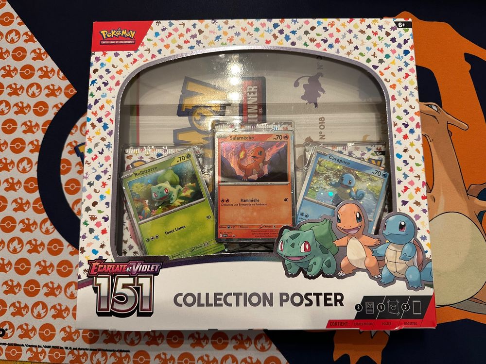 Coffret Pokémon 151 Poster collection FR