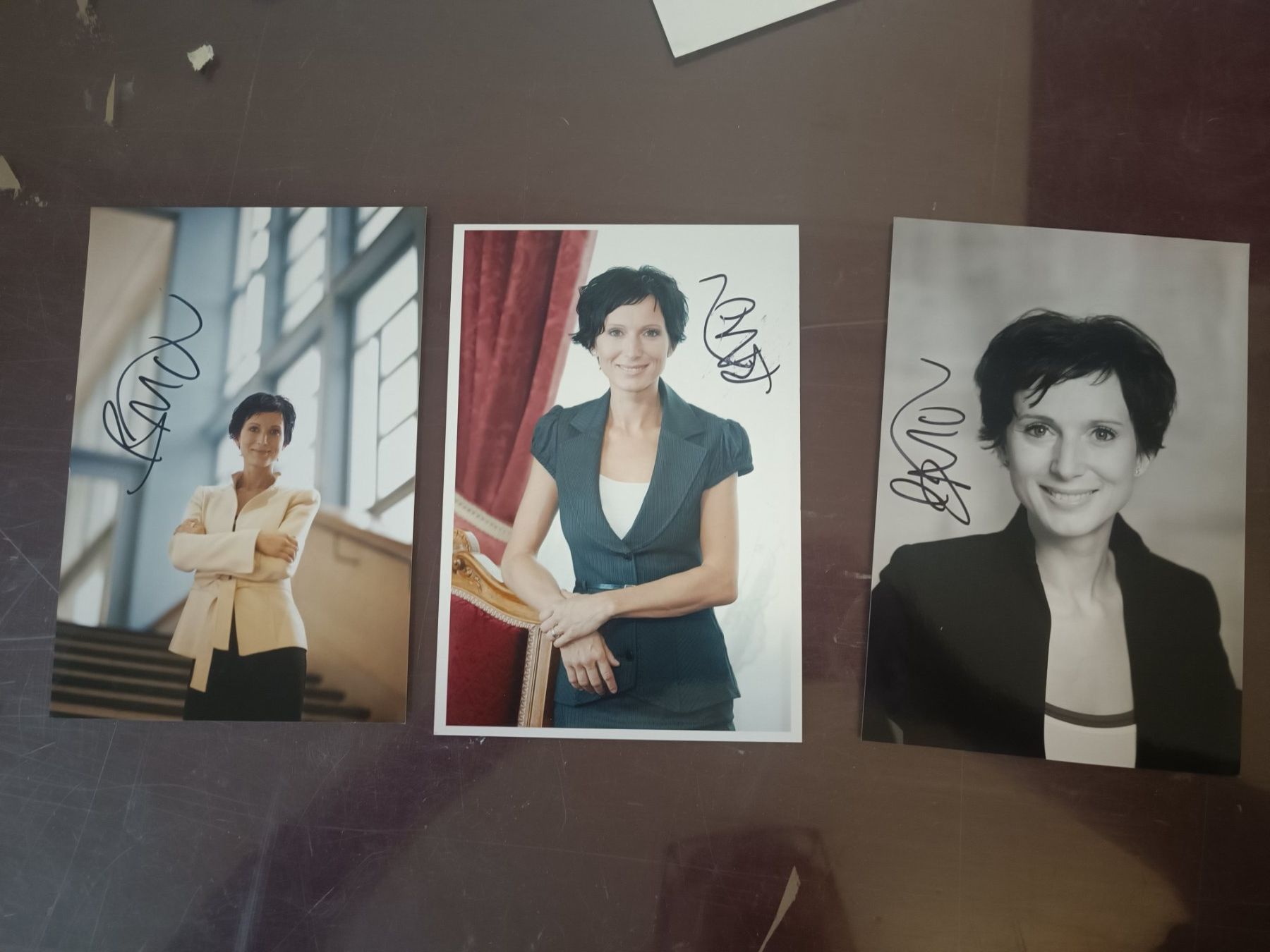 Autografi: Pascale Bruderer - 3x handsignierte 13x18cm - Set – Usato da Menziken venduto da Artographs