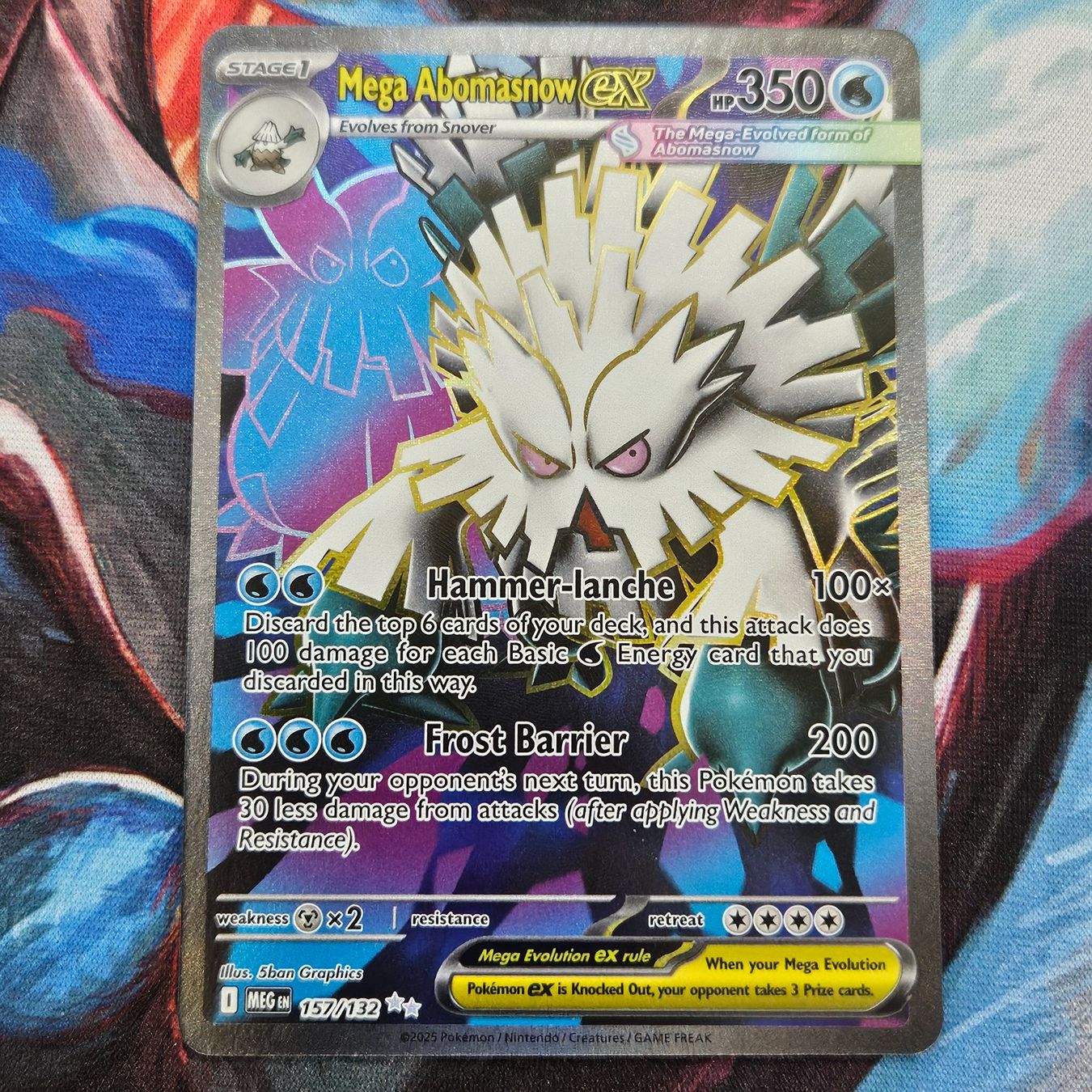 Pokémon Carte collezionabili: Pokemon Mega Abomasnow ex 157/132 Me01: Mega Evolution EN – Nuovo (secondo la descrizione) da Cousset venduto da VstarCards