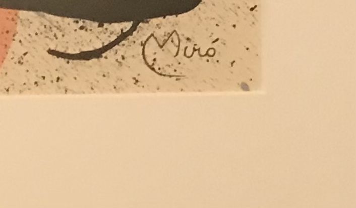 Grafiken & Lithographien: Miro Joan lithographie originale 27,5 x 57 cm – Gebraucht aus Penthaz von Petrus45 5