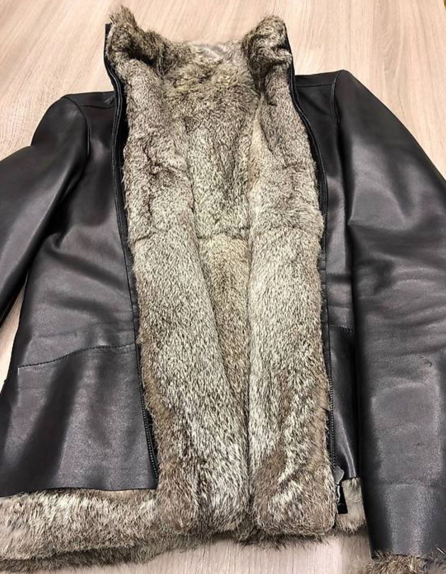 Gucci Giacche: Gucci Lederjacke mit Kaninchenfutter – Usato da Kilchberg ZH venduto da Anie. 2