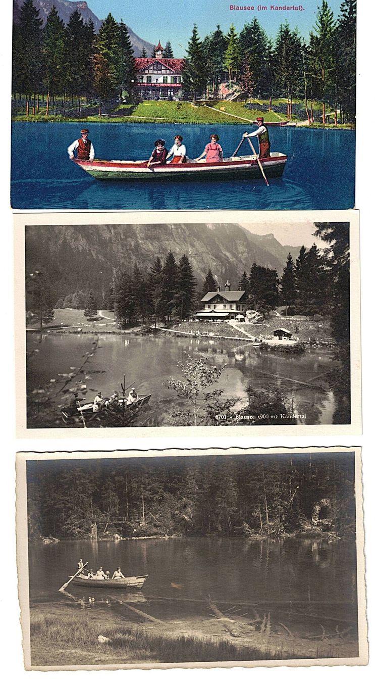Ansichtskarten: 6 Karten Blausee - ungelaufen – Gebraucht aus Gossau ZH von granby