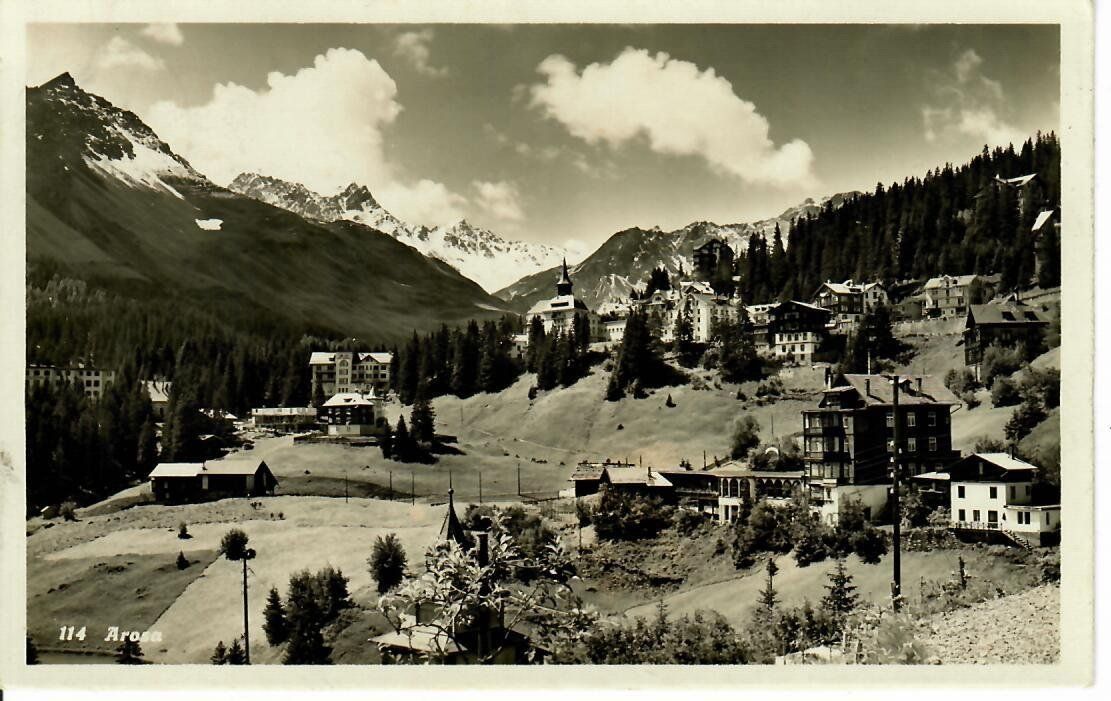 Ansichtskarten: Arosa – Gebraucht aus Hochdorf von Ziegel-16