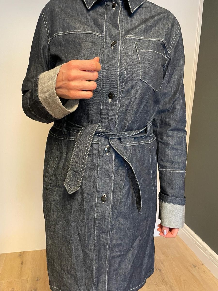 Cappotti: Denim Jeans Mantel oder Kleid L – Usato da Siebnen venduto da Starlauf 2