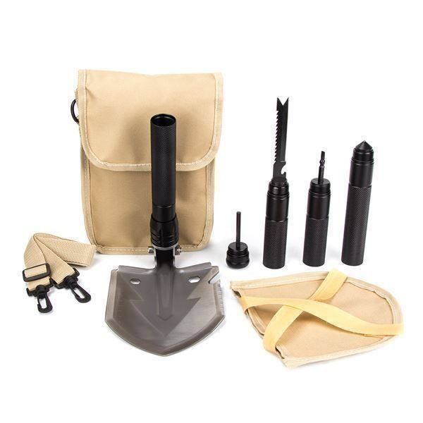 Survie Equipement Pelle Militaire Pliable Gold Armour - Neuf Sans Emballage, Pour Camping, Survie, Jardin Pelle Multi Usage Extérieure