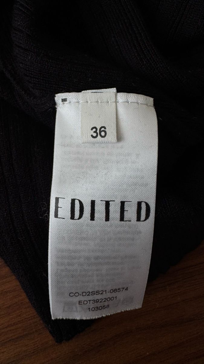 Kleider: Strick Set schwarz Gr. 36 von Edited – Neu (gemäss Beschreibung) aus Zürich von Aya03 4