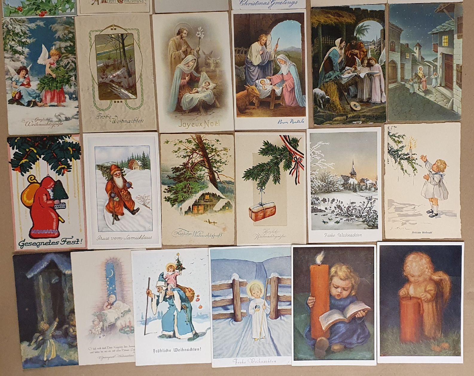 Ansichtskarten: Alte Weihnachtskarten Sammlung, 50+ Stück – Gebraucht aus Kreuzlingen von Rschweiz1 2